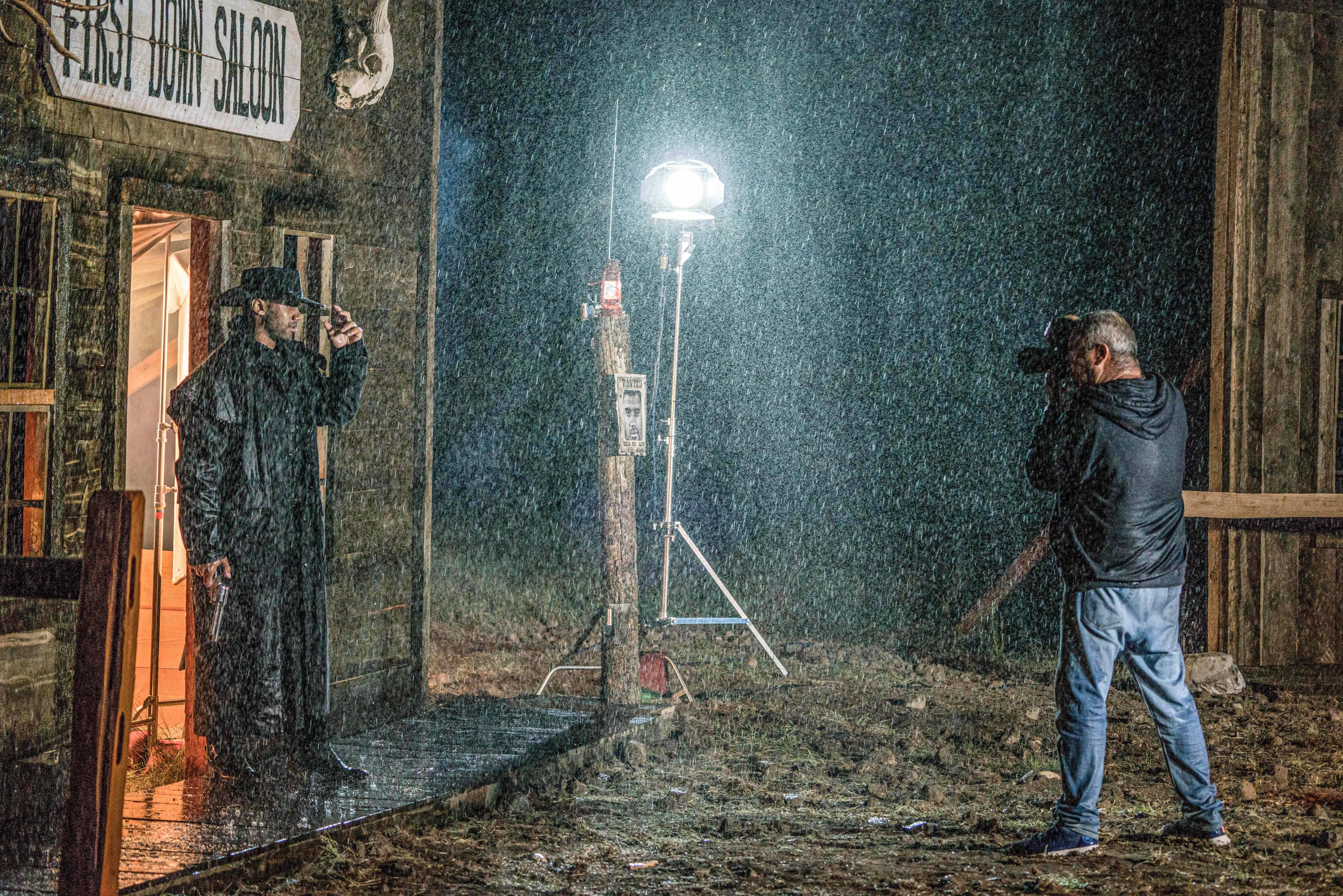 Behind the scenes